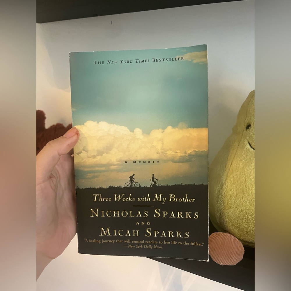 Nicholas Sparks and Micah Sparks Three Weeks with My Brother Novel Paperback